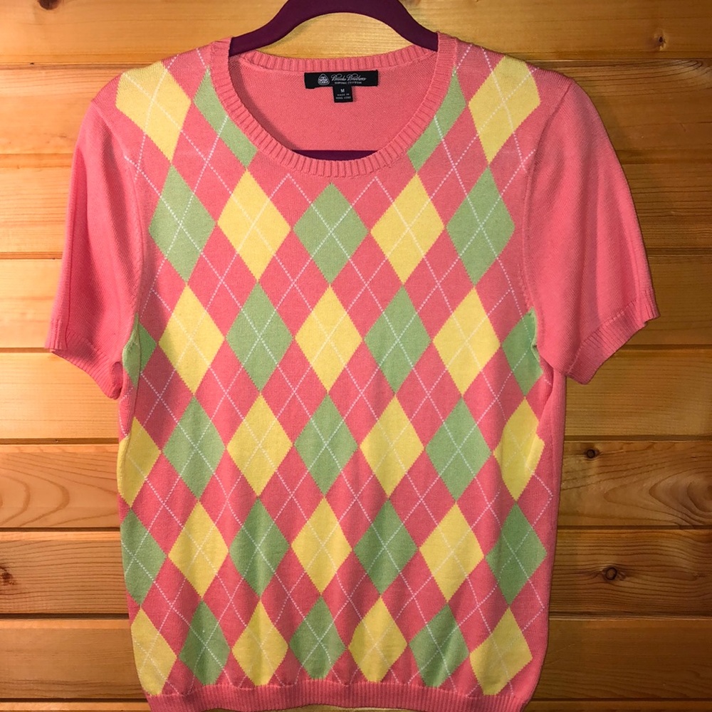 Brooks Brothers Argyle Summer Sweater